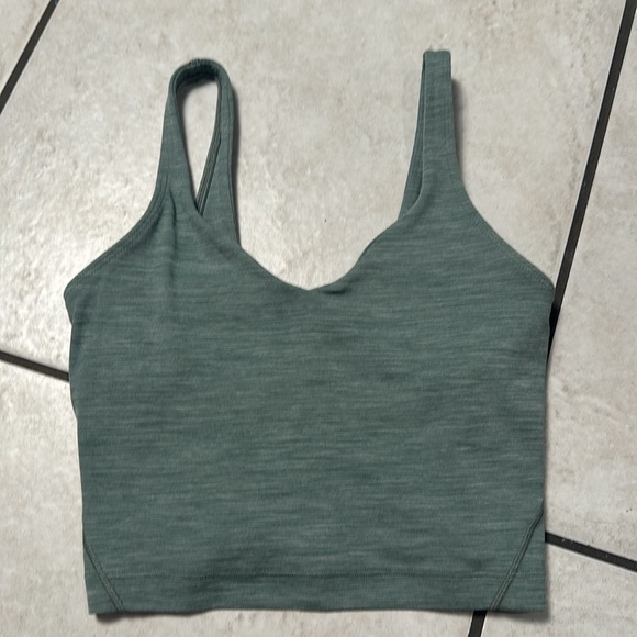 Lululemon Align Tank Heathered Tidewater Teal - Picture 3 of 10